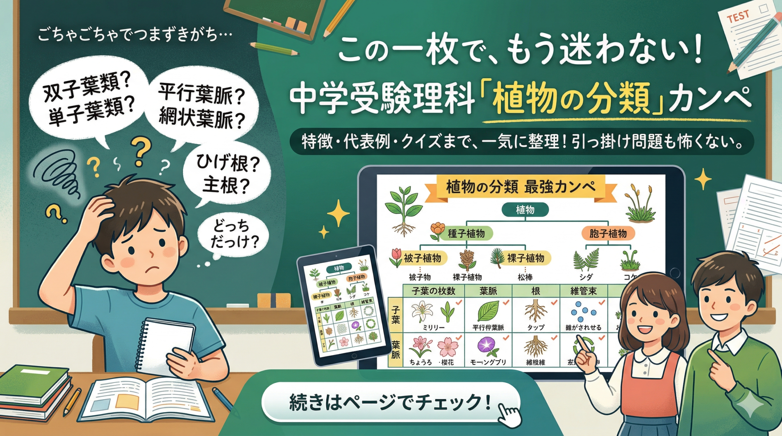 【中古】植物分類学〈種子植物〉 (1966年) 中1生物【種子植物のなかま・その分類】 | 中学理科 ポイントまとめと整理